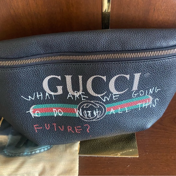 Gucci Coco Capitan Rare Leather Fanny/Bum Bag - Picture 2 of 7